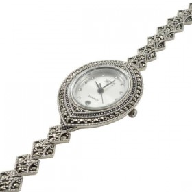 Stilingas sidabrinis laikrodis WSA111